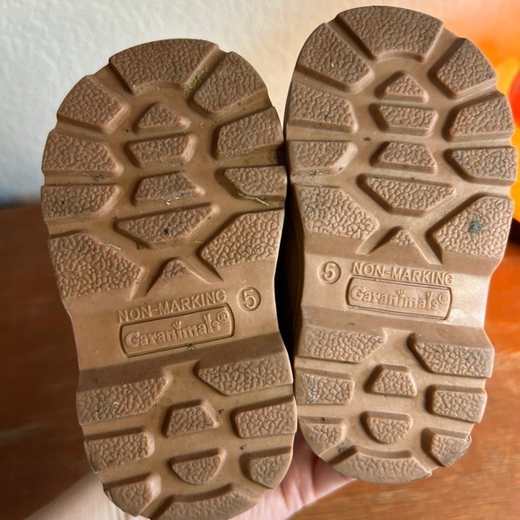 GARANIMALS Timerland Style Little Boots Velcro Strap Toddler Boy Size 5 (1363) - Picture 6 of 8